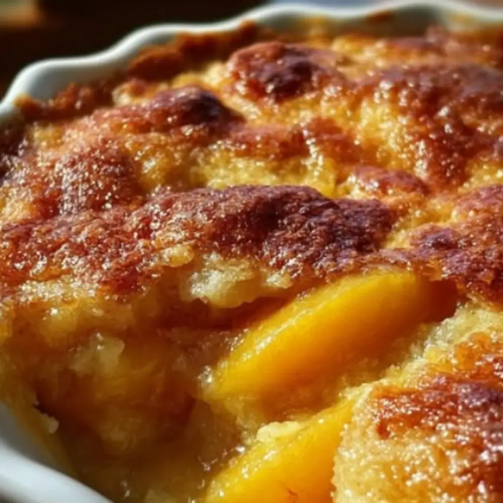 Lazy Man's Pie Peach Cobbler