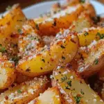 Baked Garlic Parmesan Potato Wedges 3 Baked Garlic Parmesan Potato Wedges