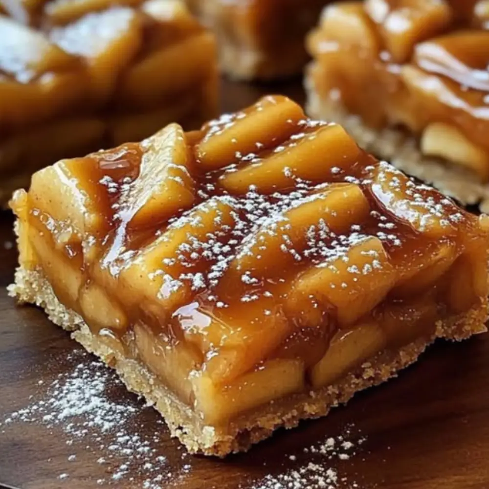 Salted Caramel Apple Pie Bars
