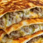 Cheeseburger Quesadillas 3 Cheeseburger Quesadillas