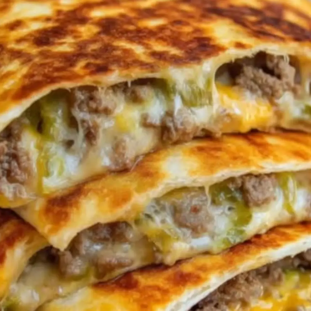 Cheeseburger Quesadillas