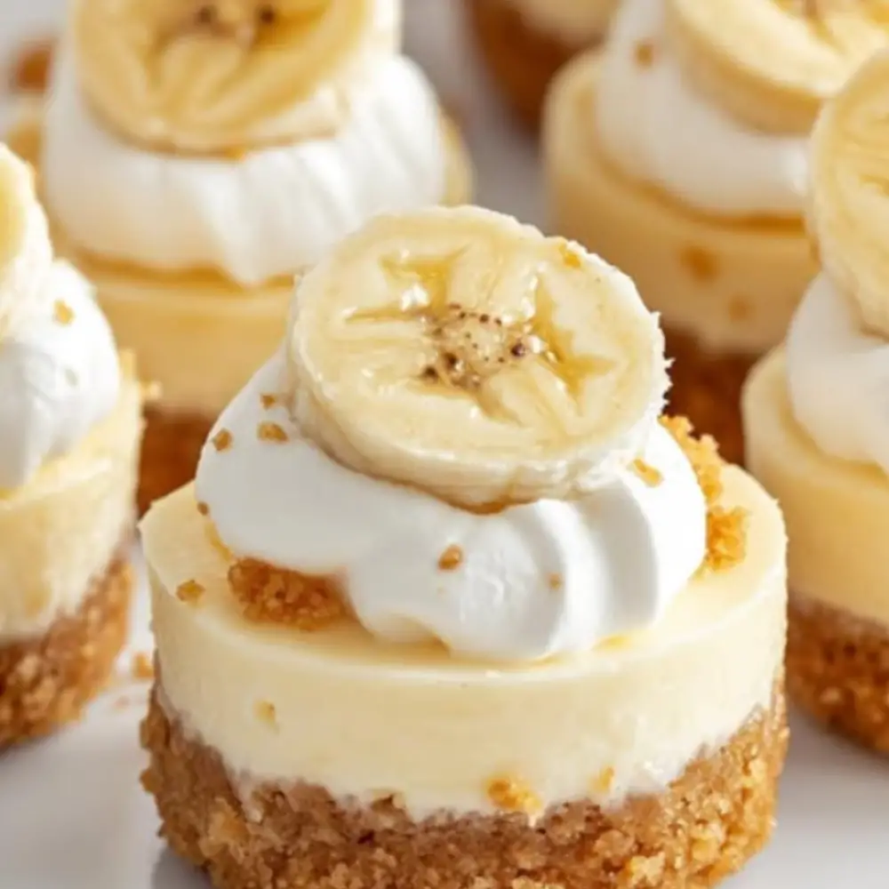 Mini Banana Pudding Cheesecakes – Creamy, Dreamy & Made to Impress