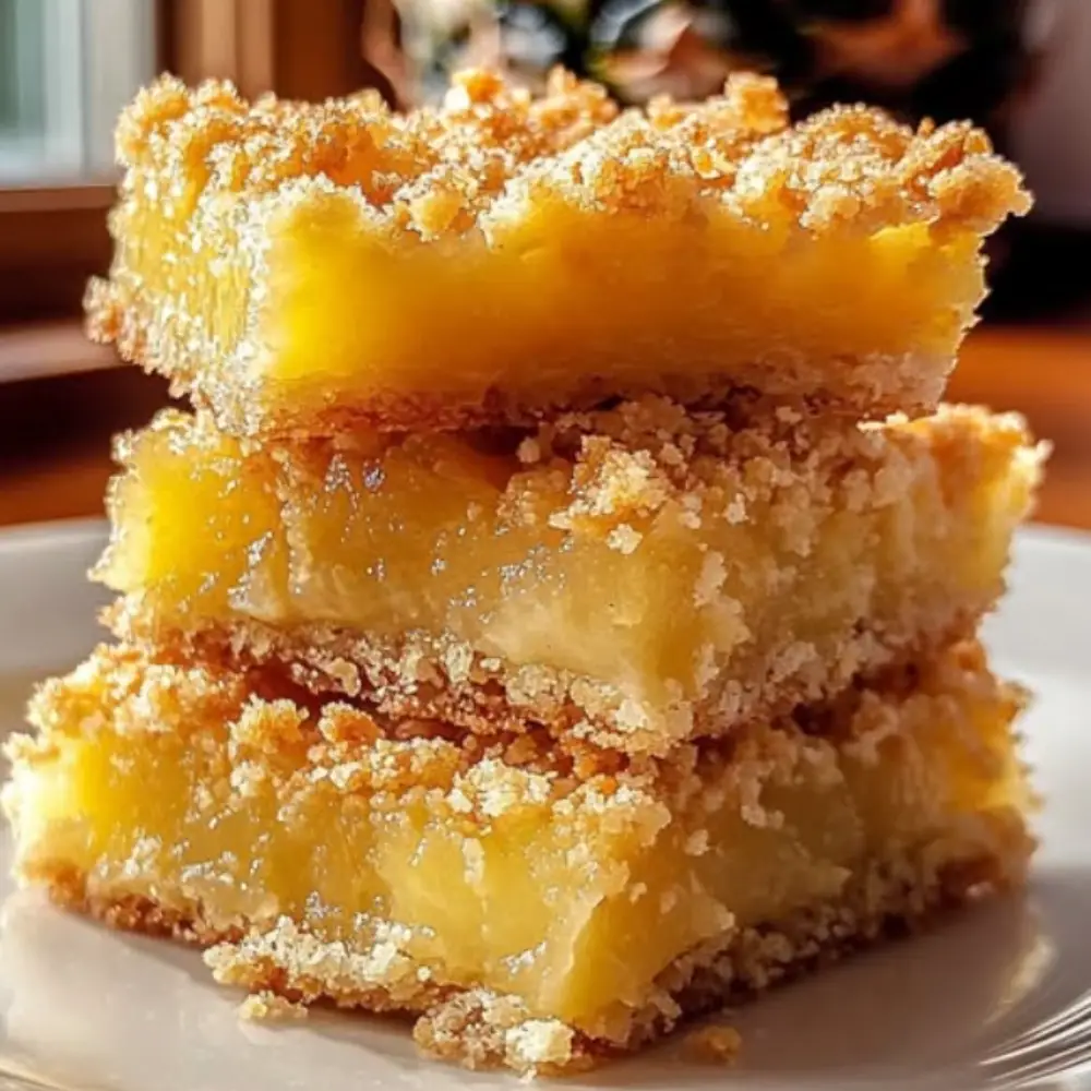 Sweet Pineapple Crumble Bars – A Tropical Delight
