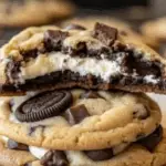Oreo-Stuffed Chocolate Chip Cookies 3 Oreo-Stuffed Chocolate Chip Cookies